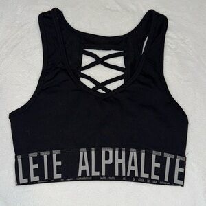 Black Alphalete Sports Bra